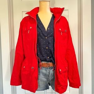 Red Style & Co. Light Utility Jacket - Size Medium